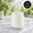 White-round, variant on Marble Black Ceramic Bathroom Tumbler, 14.2oz Toothbrush or Makeup Brush Holder