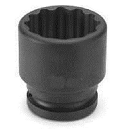 

0.75 in. Drive x 1 in. 12 Point Standard Socket