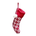 thumbnail image 2 of Dalrosia Knit Christmas Stockings, 16 Inches Snowflake Reindeer Snowman Cable Knit Stockings for Christmas Candy Gifts Decor, 2 of 6