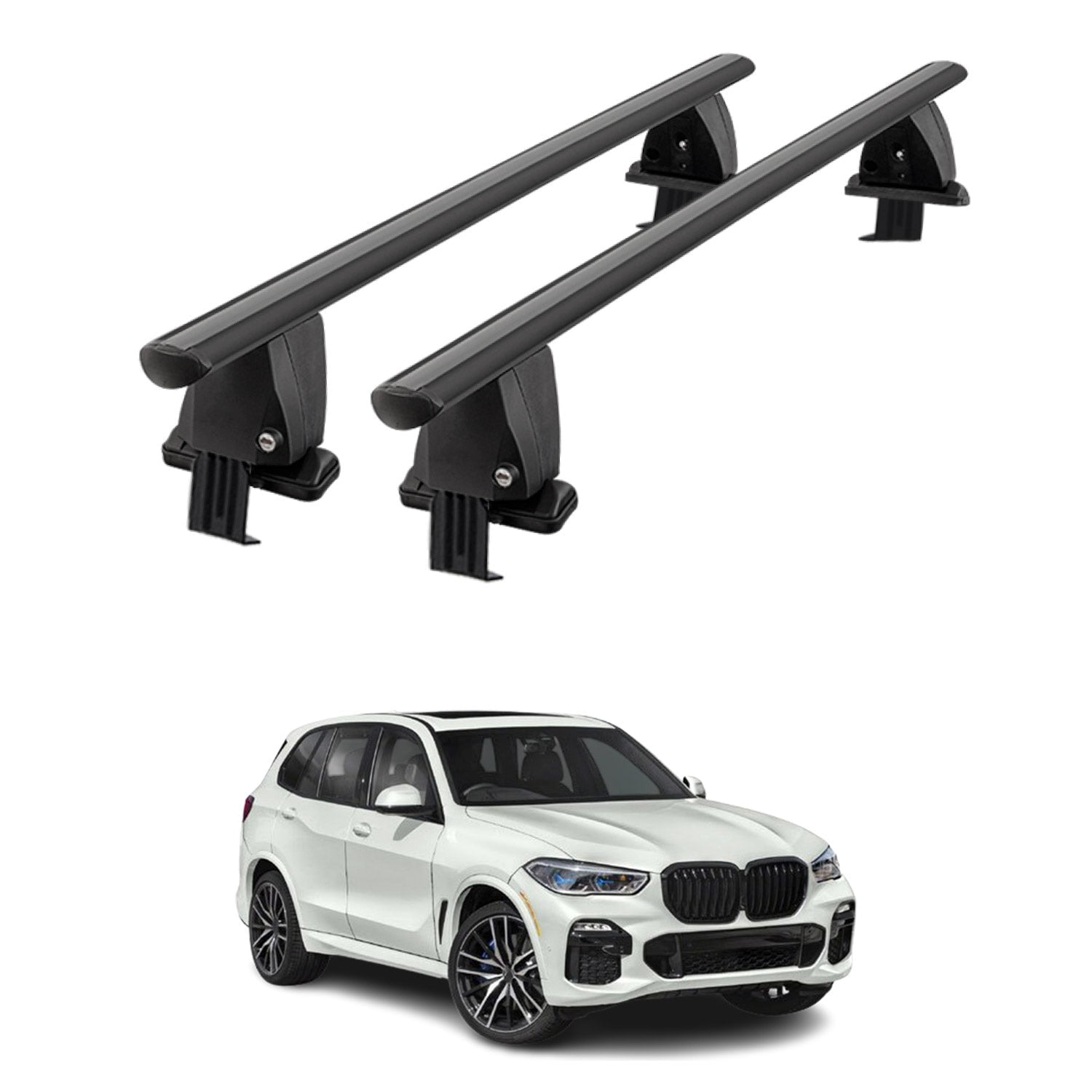 Smooth Top Roof Rack for BMW X5 (G05) 20192022 Cross Bars Luggage