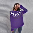 thumbnail image 5 of Suéteres de mujer para Halloween, jerseys de punto, tops, ropa vintage, 5 of 5