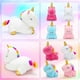 thumbnail image 4 of Mamá unicornio de peluche con 4 unicornios bebés para niñas mayores de 3 años, 4 of 7