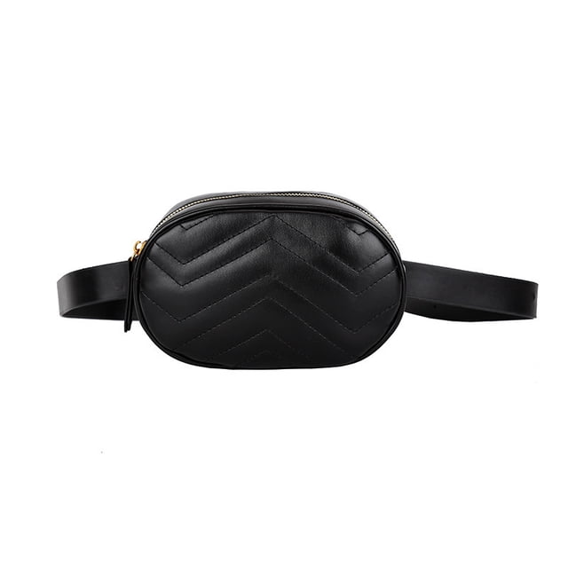 Sacs Banane pour Femmes en Cuir PU Imperméable, Sac Banane Bandoulière pour Fête, Voyage, Randonnée