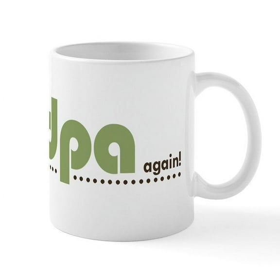 CafePress - Soon To Be A Grandpa Again Mug - 11 oz Ceramic Mug - Novelty Coffee Tea Cup