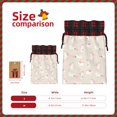 thumbnail image 3 of Rocae Beautiful Rabbit Print Christmas Drawstring Linen Gift Bag with Drawstrings Treat Bag Goody Present Bags for Christmas Party Favor, 3 of 8