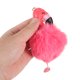 thumbnail image 5 of 2 llaveros esponjosos de peluche con forma de flamenco y piña, llavero colgante decorativo., 5 of 5
