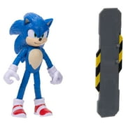 Sonic the Hedgehog 2 with Snow Rider 4 Articulated Action Figure