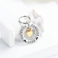 thumbnail image 3 of Heart Urn Keychain for Ashes Cremation Jewelry Urn Keychain for Ashes with Circle Of Life Cremation Keychain Memorial Ash Pendant, 3 of 6