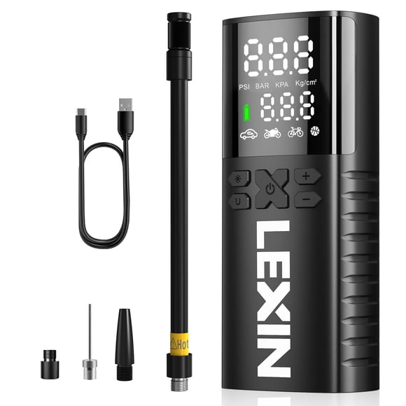 Inflador de neumáticos LEXIN P4 150 PSI inalámbrico con batería de 4000 mAh