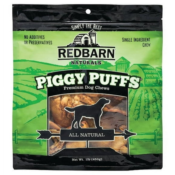 Redbarn Pet Products Redbarn Pet Products Naturals Piggy Puffs Dog Treat, 1 Each/1 lb
