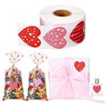 thumbnail image 2 of ziyahi Sealing Sticker Heart Shape Packaging Label Waterproof Decoration DIY Handmade Sealing Decal, 2 of 7