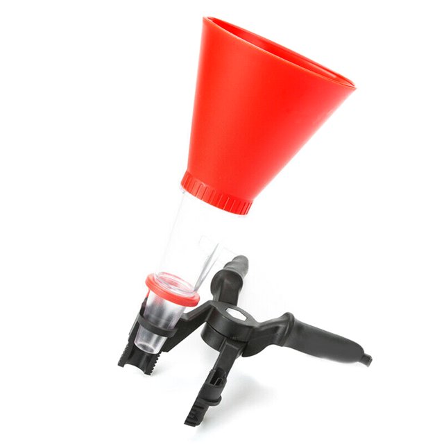 Embudo de aceite de motor de coche Universal Kit de equipo de llenado de embudo especial de gasolina ajustable