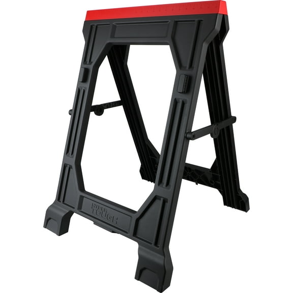 Hyper Tough Hyper Stack 350 lb Capacity Foldable Polypropylene Sawhorse, 31"