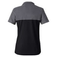 thumbnail image 5 of CORE365 CE112CW Women's Fusion ChromaSoft™ Colorblock Polo-BLACK/ CARBON HEATHER-2XL, 5 of 6