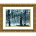 thumbnail image 1 of Melik-Nubarova, Svetlana 14x11 Gold Ornate Wood Framed with Double Matting Museum Art Print Titled - Snowfall, 1 of 4