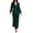 Green, variant on Fall Jumpsuits for Women Sequin V-Neck Wrap Long Sleeve Party One Piece Bodysuit