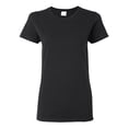 thumbnail image 1 of Gildan Mujer 5.3 oz. Camiseta Missy Fit de algodón pesado G500L -NEGRO 3XL Gildan 5000L, 1 of 1