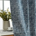 thumbnail image 4 of THD Avi Jacquard Slub Texture - Privacy Curtains with Grommet Lightweight Window Curtains Drapery Panels for Bedroom, Dining Room & Living Room, 2 Panels (37 x 96 Inch, Navy Blue), 4 of 7