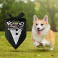 thumbnail image 5 of Pnellth Pet Saliva Towel Soft Bowknot Pet Dog Suit Triangle Scarf, 5 of 9