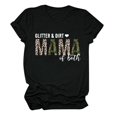 thumbnail image 1 of YDLCAFD Easter Womens Solid Color Large Loose Round Neck Funny Printed Short Sleeved T Shirt, 1 of 2