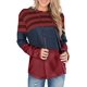 thumbnail image 1 of Sudaderas y sudaderas con capucha para mujer, sudaderas con cordón de manga larga, camisetas a rayas con bloques de color brillar Electrónica, 1 of 2