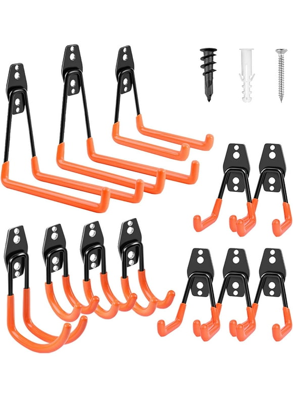 Ladder Hooks in Wall Organization