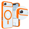 thumbnail image 4 of Funda Transparente para iPhone Air con Color NARANJA Compatible con MagSafe, Protección Antigolpes Ultrafina, TPU + Silicona Resistente, 4 of 6