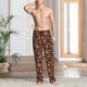 thumbnail image 2 of Balery Turkey Bird Pantalones de pijama para hombre, pijama ultraligero, pantalón de descanso-Medium, 2 of 6