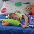 thumbnail image 5 of Happy Nappers: Pillow & Sleepy Sack: Medium - Green Monster - 54 x 20", 2-In-1: Plush Animal Opens To Sleeping Bag, Soft Play & Nap Character, Kids 3+, 5 of 8