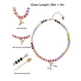 thumbnail image 5 of Time and Tru Goldtone Multicolored Bead Initial "Y" Necklace, 5 of 6