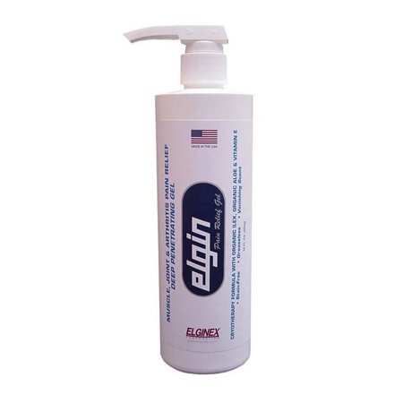 Elgin Pain Relief Gel Topical Analgesic Arthritis Backache Strains Relief 16oz