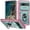 Green Pink, variant on MYKOMI Case for Google Pixel 9A,Military Grade Car Holder Protection [Built-in Kickstand] Metal Ring Dual-Layer Heavy Duty TPU+PC Shockproof Phone Case for Google Pixel 9A