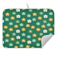 thumbnail image 3 of Heart Raspberry Flower Drying Dish Mat Quick Drying Absorbent Soft Durable for Kitchen 16" x 18", 3 of 10