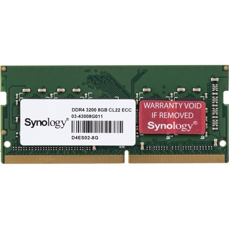 NAS用増設メモリ Synology D4ES02-8G [NAS用増設メモリ 8GB DDR4 ECC Unbuffered SODIMM]