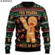 thumbnail image 2 of Suéteres de punto navideños con diseño divertido de hombre de jengibre, comida, regalo divertido de Navidad y Halloween, jerséis para parejas, fiestas, unisex, informales, 3, 2 of 5