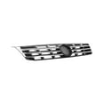 thumbnail image 4 of Ikon Motorsports Front Upper Grille Compatible with 2012-2015 Volkswagen Passat, OE Style Black With Chrome Molding Strips ABS Replacement Front Bumper Hood Grill Cover Assembly, 4 of 4