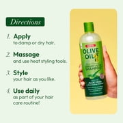 ORS Olive Oil Deep Cleansing Creamy Aloe Shampoo for All Hair Types, Moisturizing, 16 fl.oz.