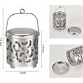 thumbnail image 2 of Camping stove mini heating stove, camping heating stove, stainless steel portable gas stove, suitable for camping, outdoor, picnic, 2 of 5