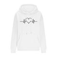 thumbnail image 4 of Cute Heart Hoodies for Women Plus Size Fleece Pullover Drawstring Oversized Sweatshirts Teen Girls Casual Loose Fit Long Sleeve Tops Fall Winter Fashion Sweaters Outfits with Pocket, 4 of 6