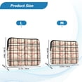 thumbnail image 4 of FORMRS 13-13.3 inch Laptop Sleeve Case Soft Carrying Quilted Computer Bag Cover, Black Tartan, 4 of 7