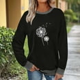 thumbnail image 2 of Posijego Women's Trendy Sweatshirts Graphic Long Sleeve Lightweight Casual Pullover Cute Sweatshirt for Women, 2 of 6