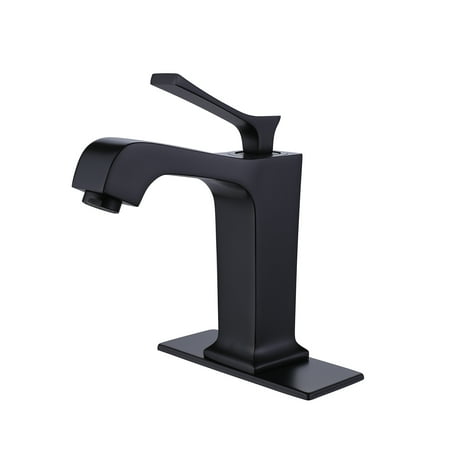 

Officery Single Hole Bathroom Faucet with 15 cm Deck Plate