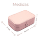 thumbnail image 4 of Organizador Joyas Estuche Aretes Anillos Alhajero Color Rosa, 4 of 7
