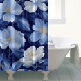 thumbnail image 4 of Pioneer Flower Floral Print Pattern Shower Curtain 72"x84" ,Bathroom Decorative Shower Curtains Set with 12 Hooks,Modern Waterproof Washable Shower Curtain, 4 of 6