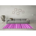 thumbnail image 3 of Ahgly Company Indoor Rectangle Abstract Pink Contemporary Area Rugs, 5' x 7', 3 of 4
