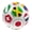 White 180, variant on World Cup Ball Country Flags World Club National Teams Flag Soccer Ball Size 5 - A Grade Red