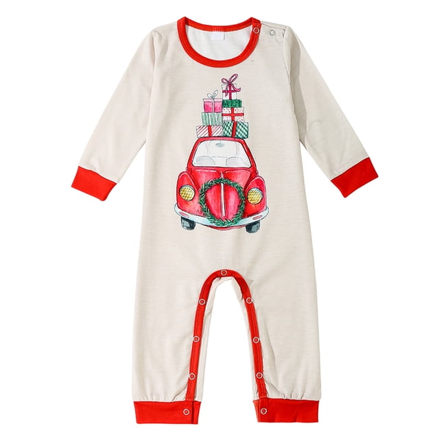 Pijama de manga larga con bloques de color para bebés de 18 a 24 meses y adultos, conjunto de pijama navideño familiar acogedor