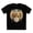 Black, variant on Carnival Mask Graphic T-Shirt Unisex 100 Cotton With Antique Gold Art Design Tee 12