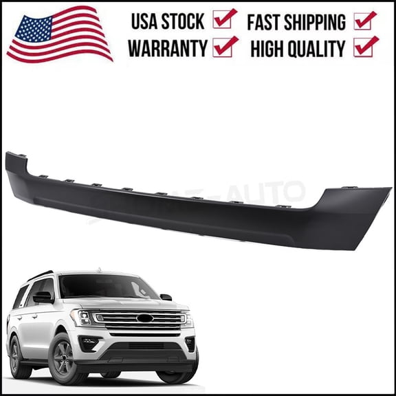 For Ford Expedition 2022-2024 Front Lower Bumper Cover Trim Black
