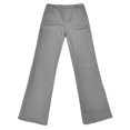 thumbnail image 2 of felwors Women's Stretchy Straight Leg Dress Work Pants Business Office Casual Slacks with Pockets Silver, XL, 2 of 5